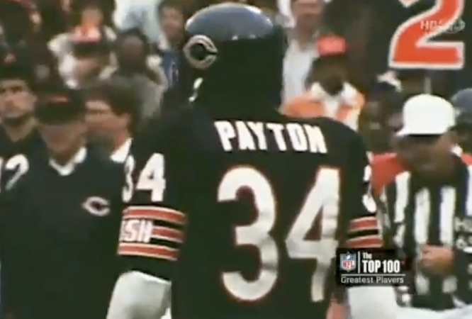 NFL 100: At No. 8, Walter Payton's recipe of toughness