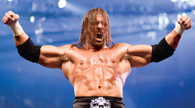 Triple H Wife Sex - Seeing Triple: The WWE's Superstar Triple H (WWE) - Muscle & Fitness