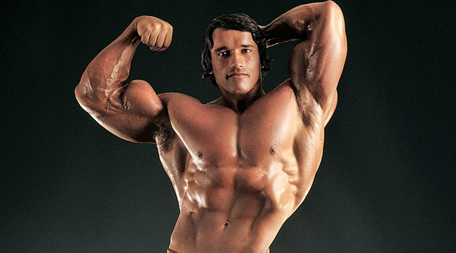 Arnold Schwarzeneggers Vacuum Pose Muscle And Fitness