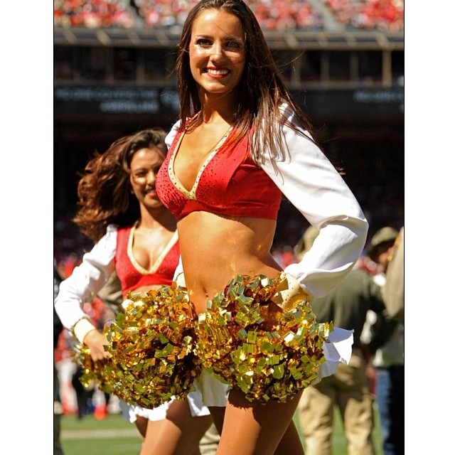 49ers Gold Rush  Cute cheerleaders, Hottest nfl cheerleaders, Nfl  cheerleaders