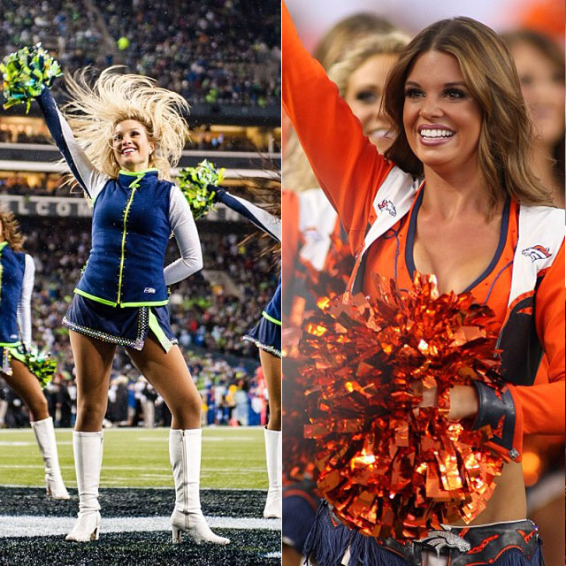 Denver Broncos Cheerleaders Then and Now