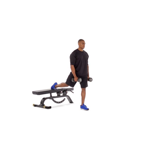 Dumbbell Bulgarian Split Squat Exercise Video Guide | Muscle & Fitness