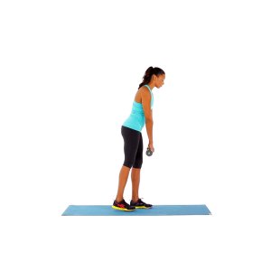 dumbbell standing outer thigh lifts