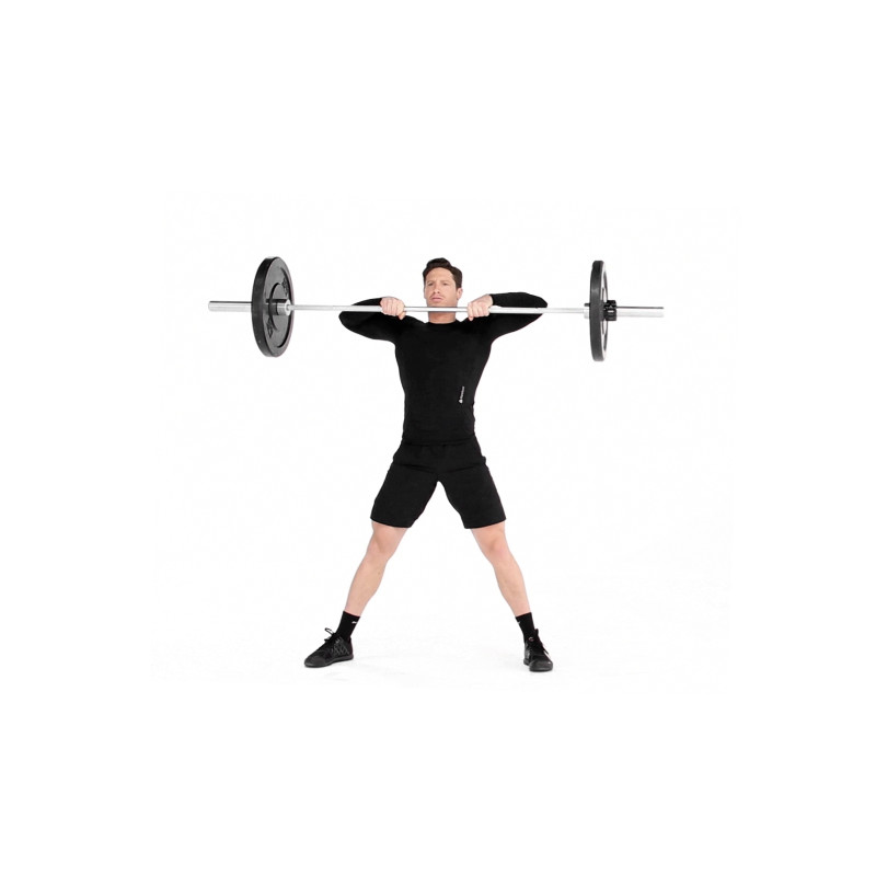 The Sumo Deadlift High Pull  The sumo deadlift high pull builds on the  deadlift but uses a wider stance and a narrower grip. The sumo deadlift  high pull also adds velocity