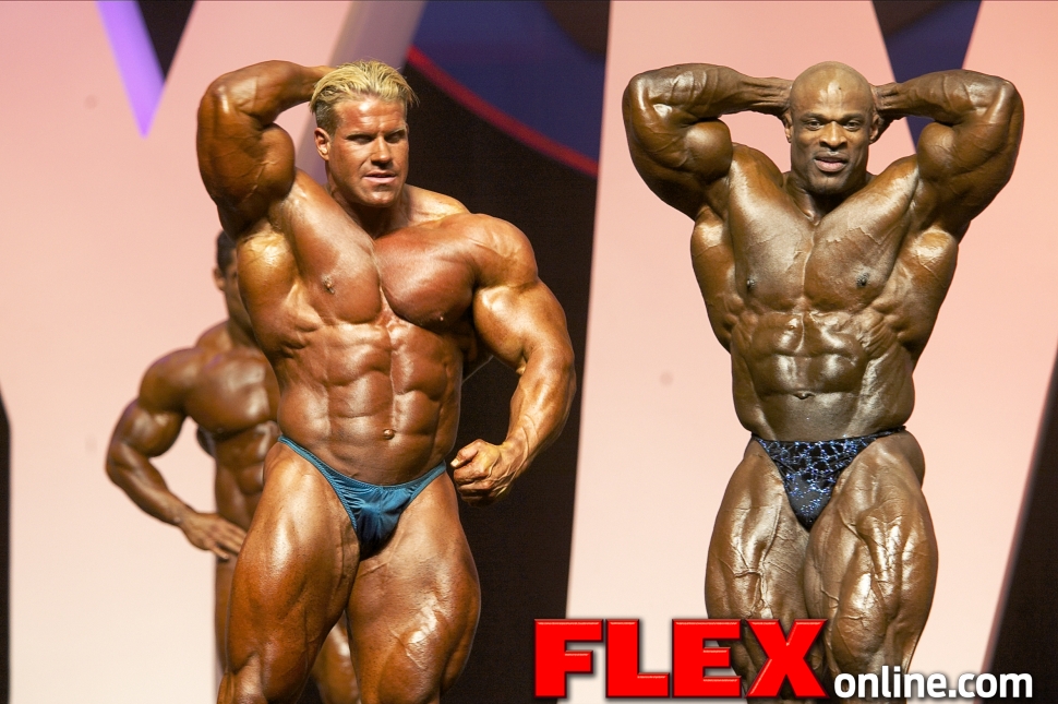 Culturism - Infruntarea titanilor : Ronnie Coleman vs. Jay Cutler 1998  Night of Champions - IFBB, victorie Coleman, Cutler locul 12 1999 Olympia -  IFBB, Coleman loc 1, Jay Cutler 15, penultimul