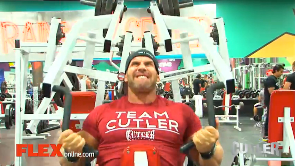 Jay Cutler looking huge as he visits Metroflex Gym