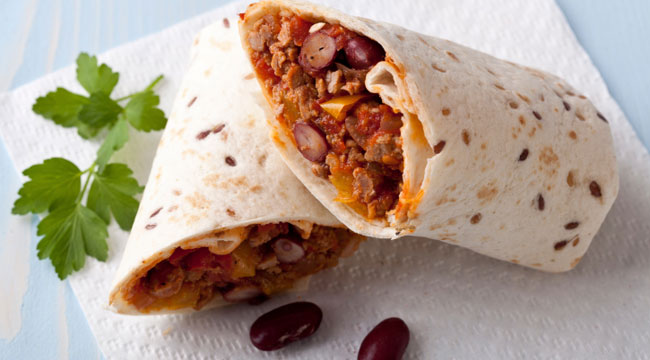 Flavor-Filled Turkey & Black Bean Burrito Recipe image