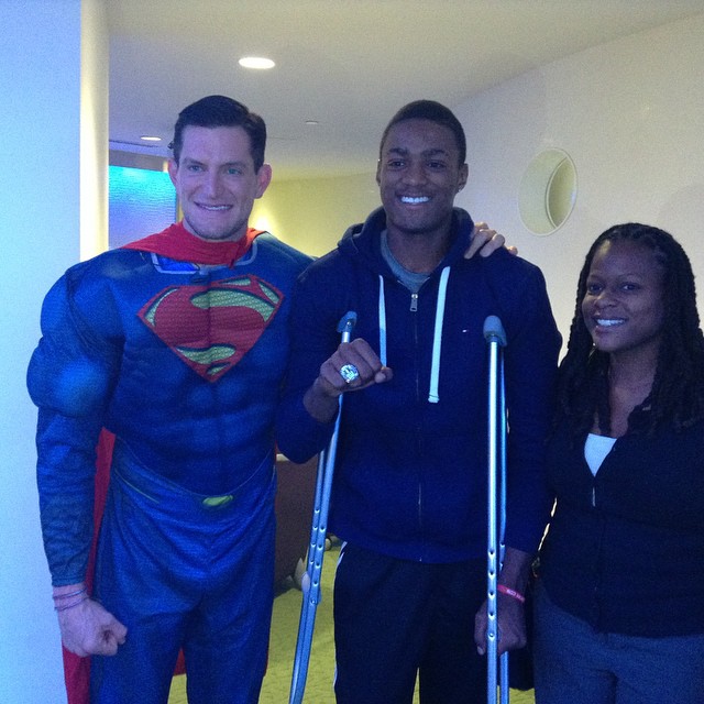 Steve Weatherford Becomes Superman for a Day - Muscle & Fitness