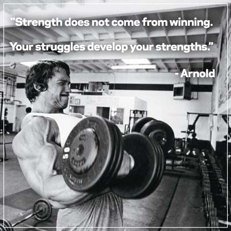 weight lifting quotes arnold