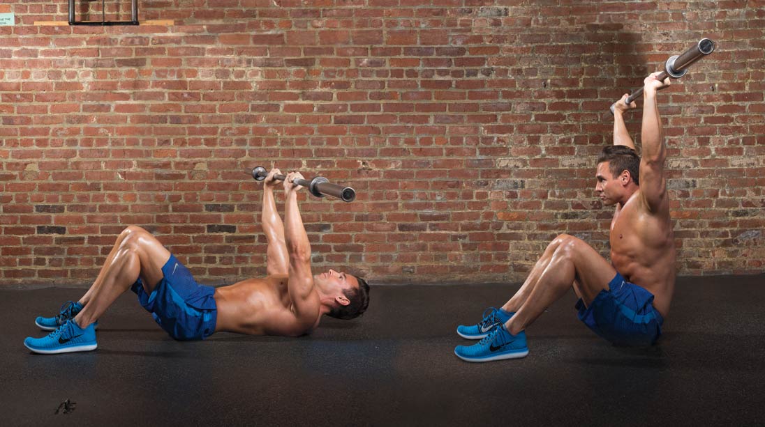 Barbell Push up