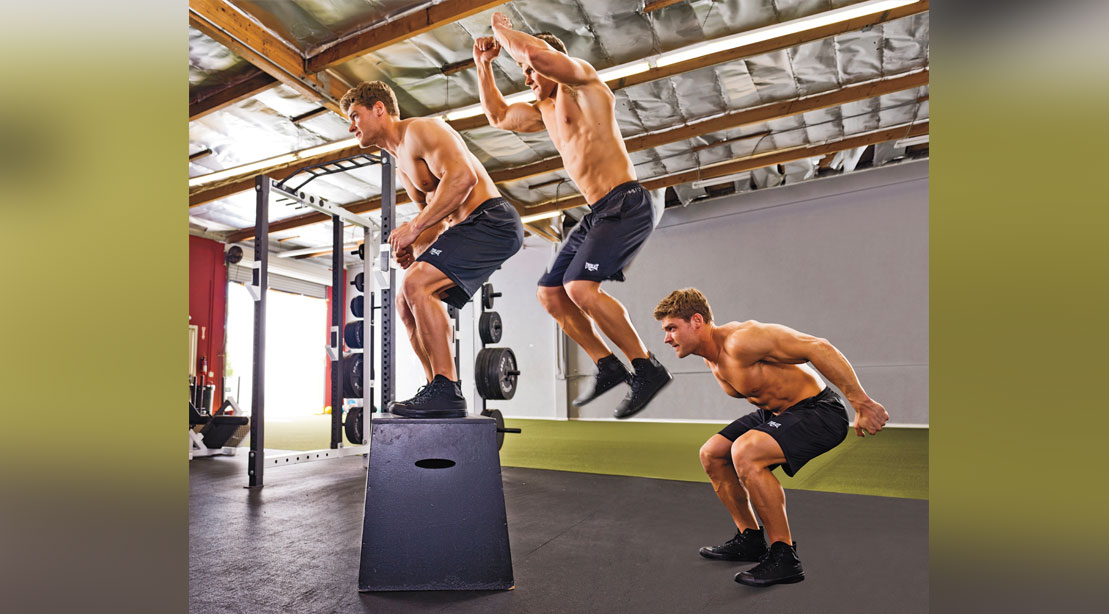 Box jump exercises to increase online vertical