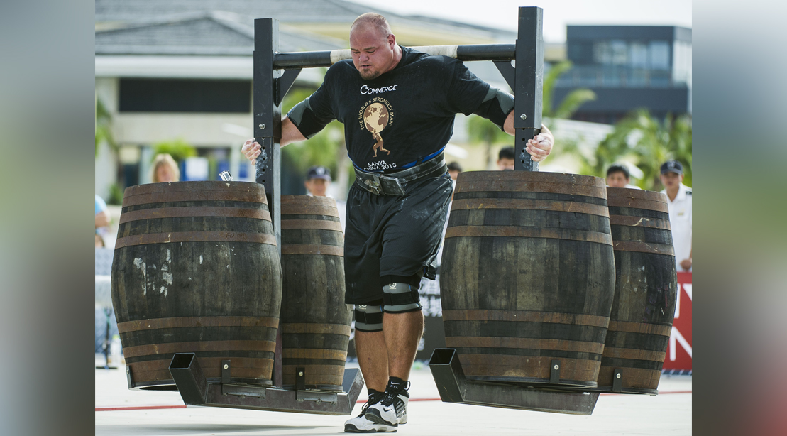 Brian Shaw Preps for World's Strongest Man with Fire Truck Pull