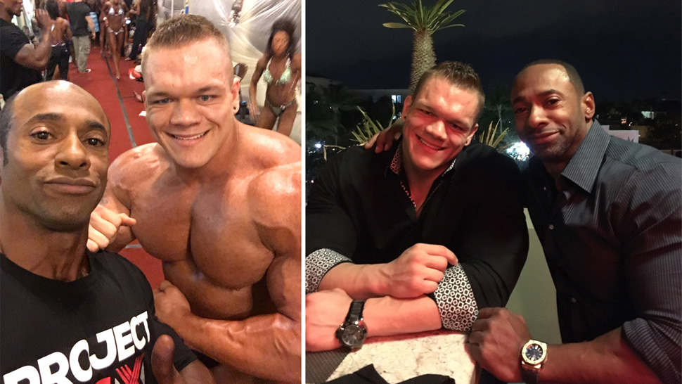 Bodybuilding Greats Celebrate Opening of Flex Lewis' Dragon's Lair Gym