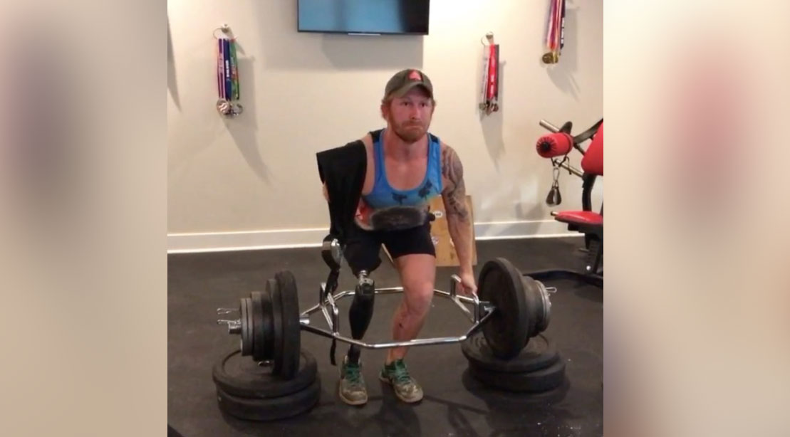 Double-amputee Lifter Bangs Out 310-lb Deadlift | Muscle & Fitness