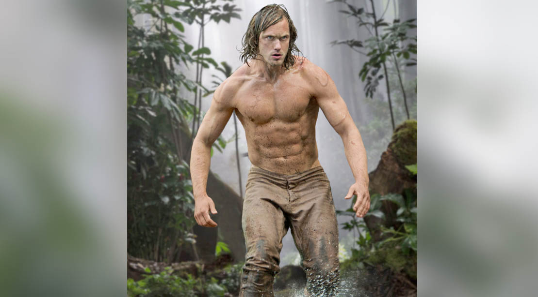 Actor Alexander Skarsgard as Tarzan in the 2016 Tarzan Movie