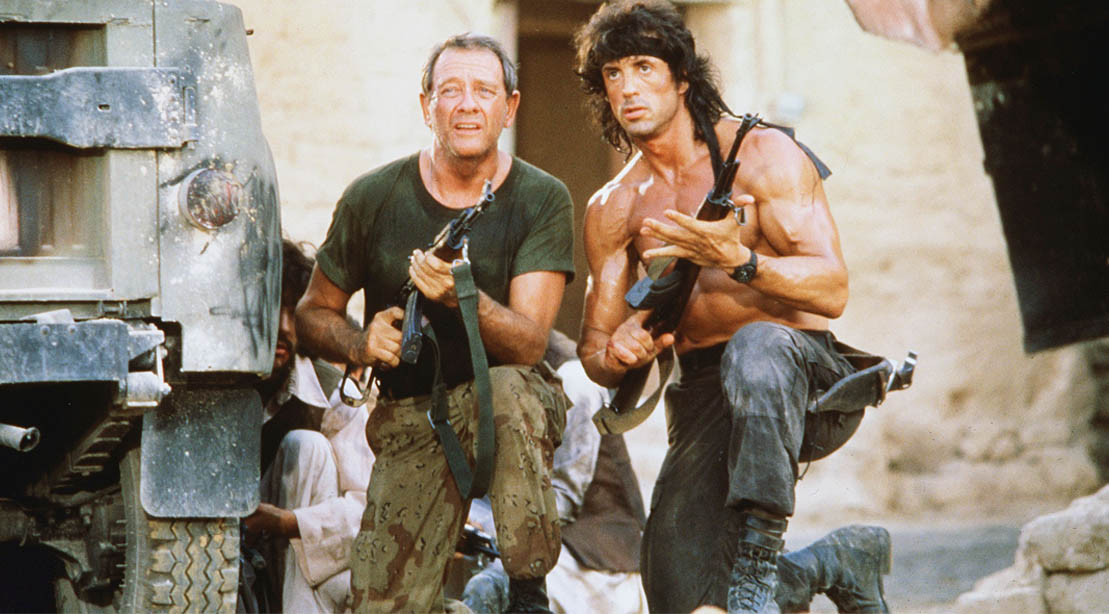 Sylvester Stallone as John Rambo