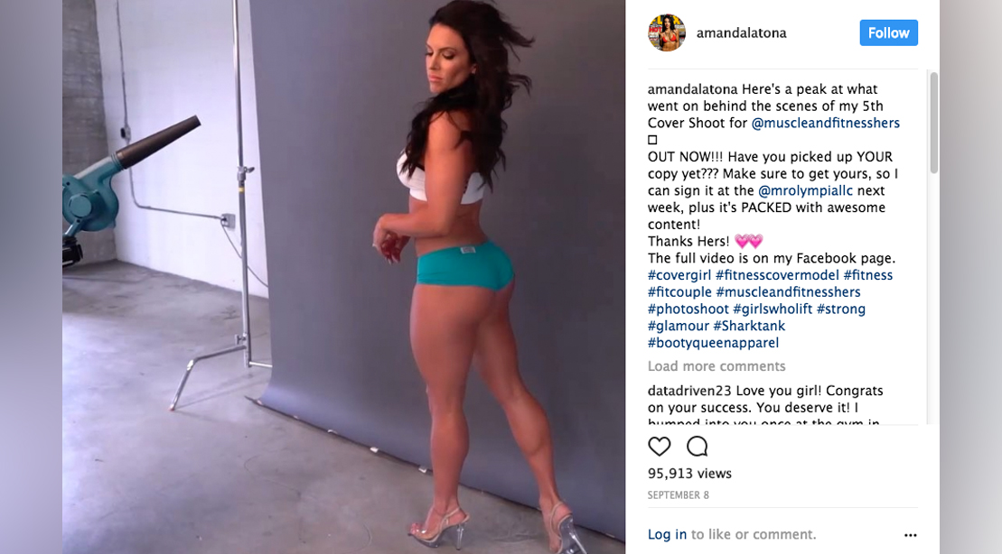 9 Times Gym Crush Amanda Latona Was The Undisputed Booty Queen Muscle Fitness