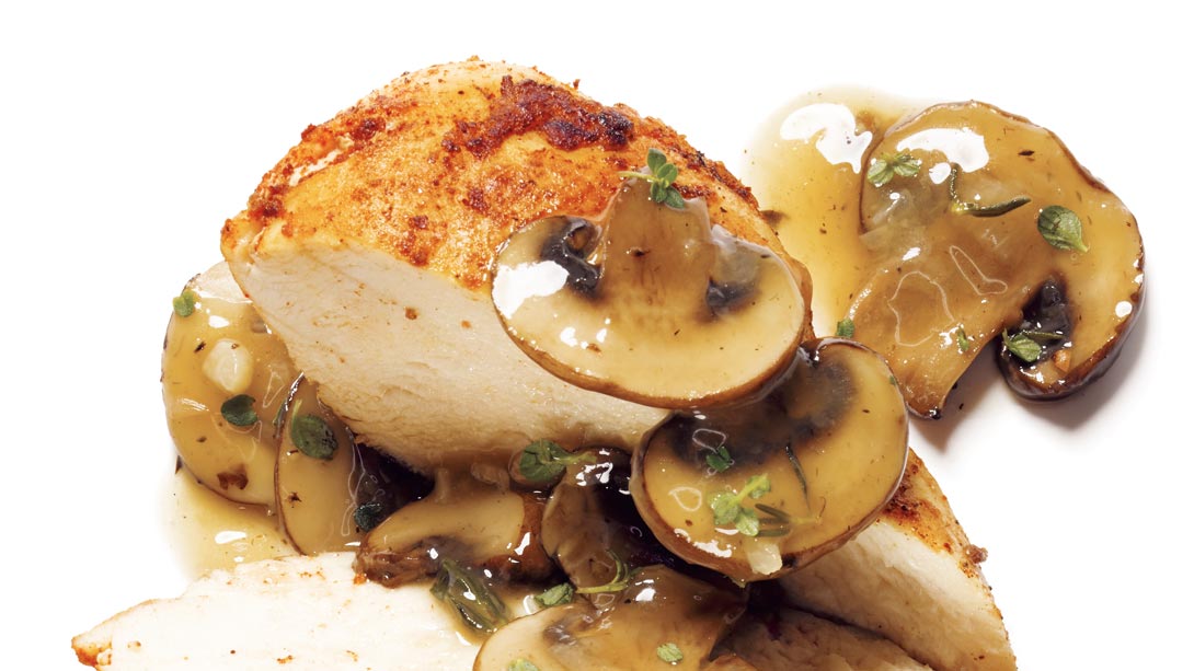 Chicken with Mushroom Gravy