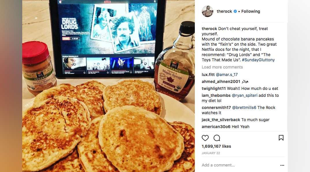 The Rock's Cheat Meals Are Epic And Terrifying