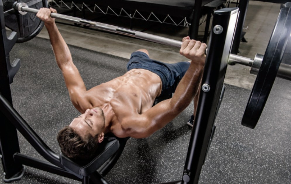 Barbell Bench Press To Collarbone Muscle And Fitness