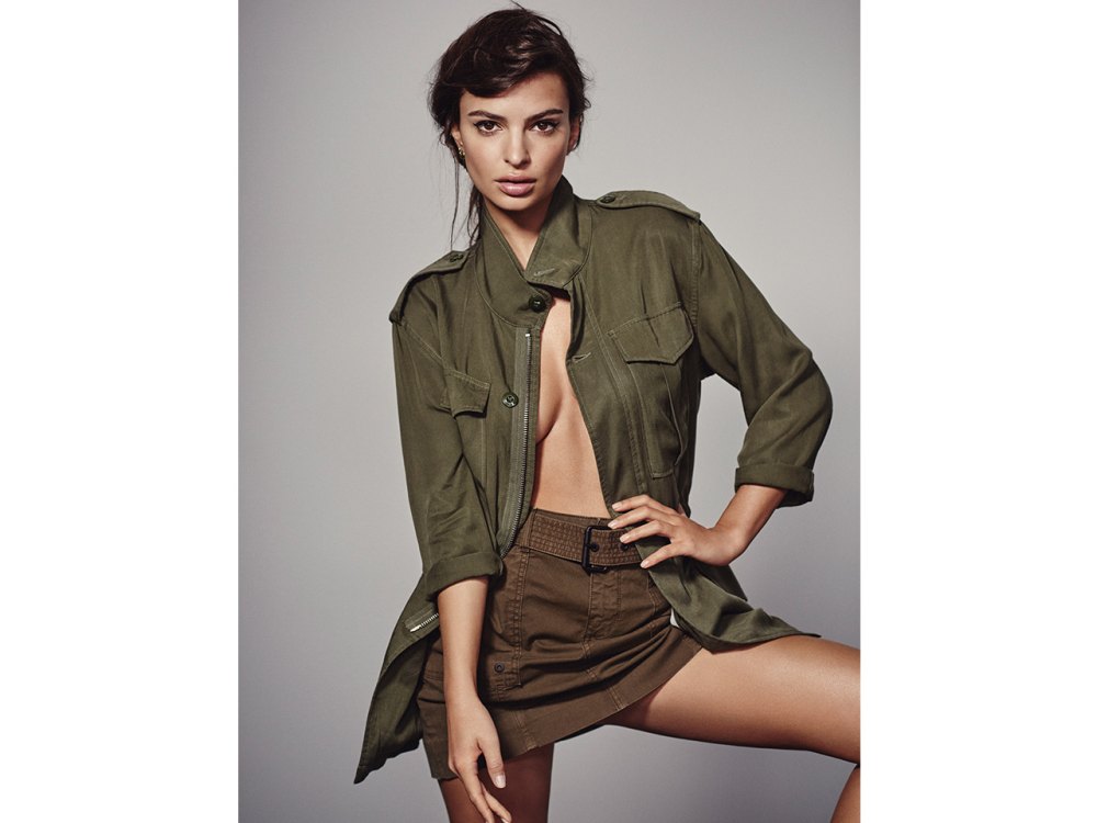 Emily Ratajkowski Goes Topless In Stunning Dl1961 Campaign Muscle And Fitness
