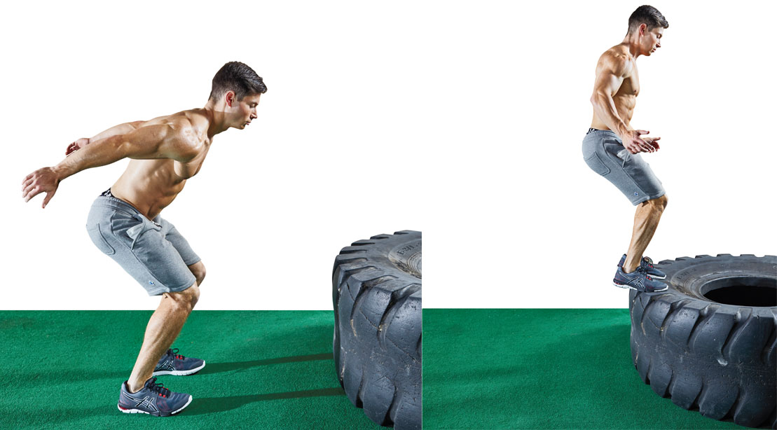 Tire Jump Exercise Video Guide | Muscle & Fitness