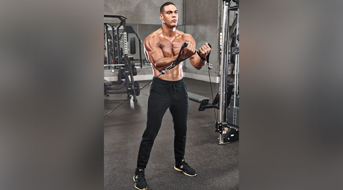 Underhand Cable Press Exercise Video Guide | Muscle & Fitness