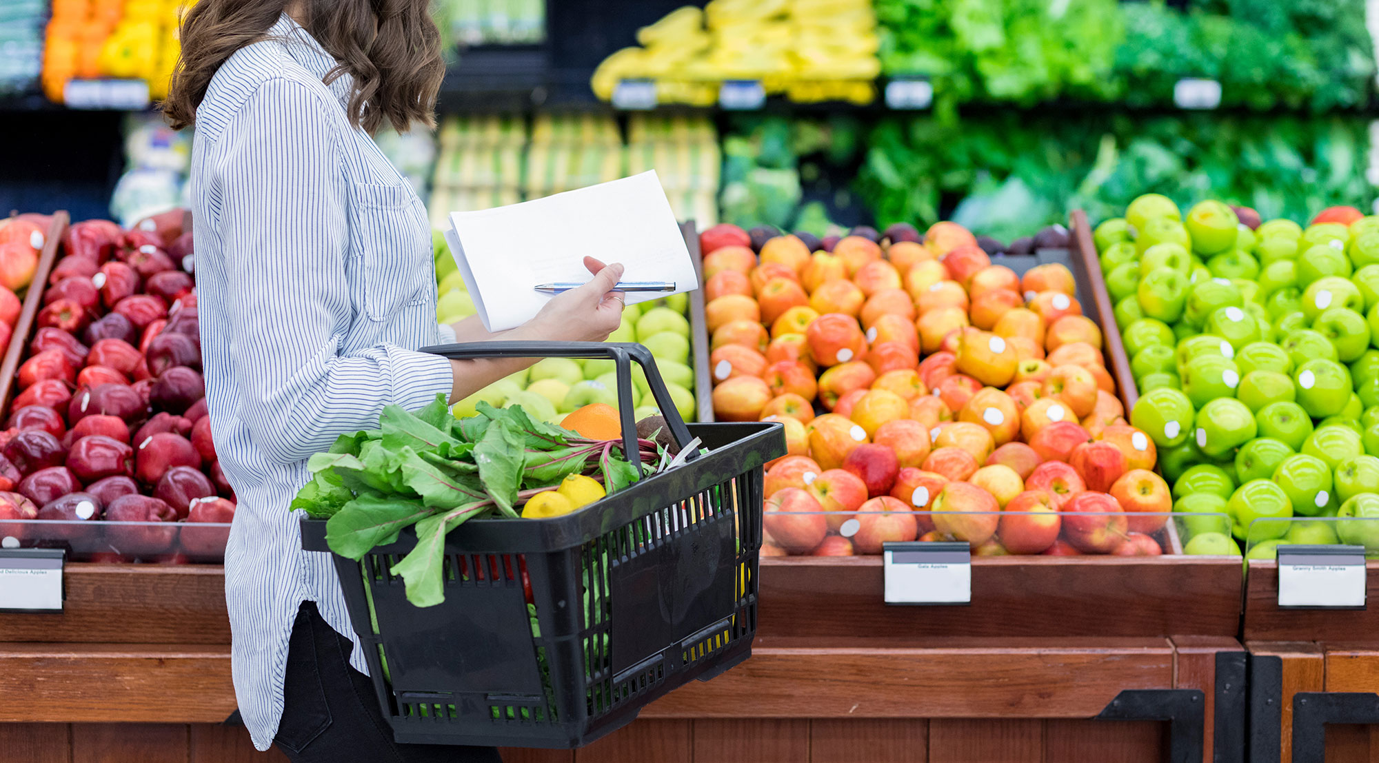 Woman Grocery Shopping