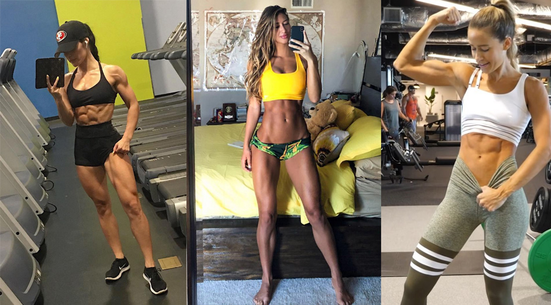 beautiful women's fitness models