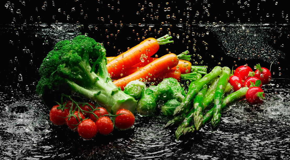 Washing-Vegetables-Water