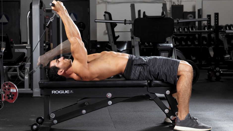 Dumbbell lying Triceps Extension