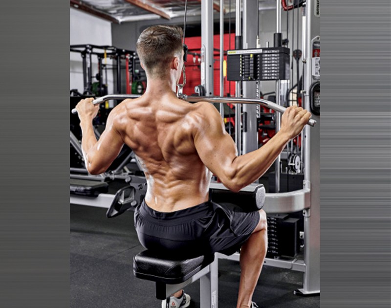 Pronated Wide-Grip Lat Pulldown Exercise Video Guide | Muscle & Fitness