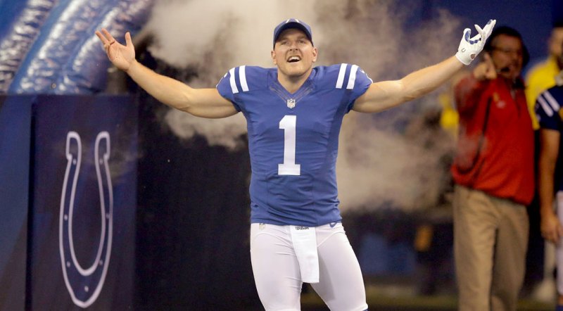 Does this jersey make Pat McAfee look fat?