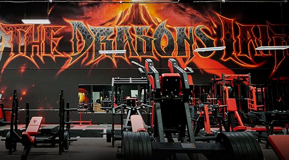 Golem's BACK workout! Dragon's Lair gym Las Vegas! 