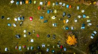 Highlander adventure campers at the campsite